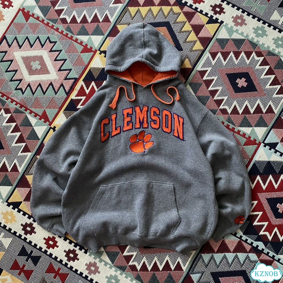 2000's Clemson University vintage hoodie фото 1