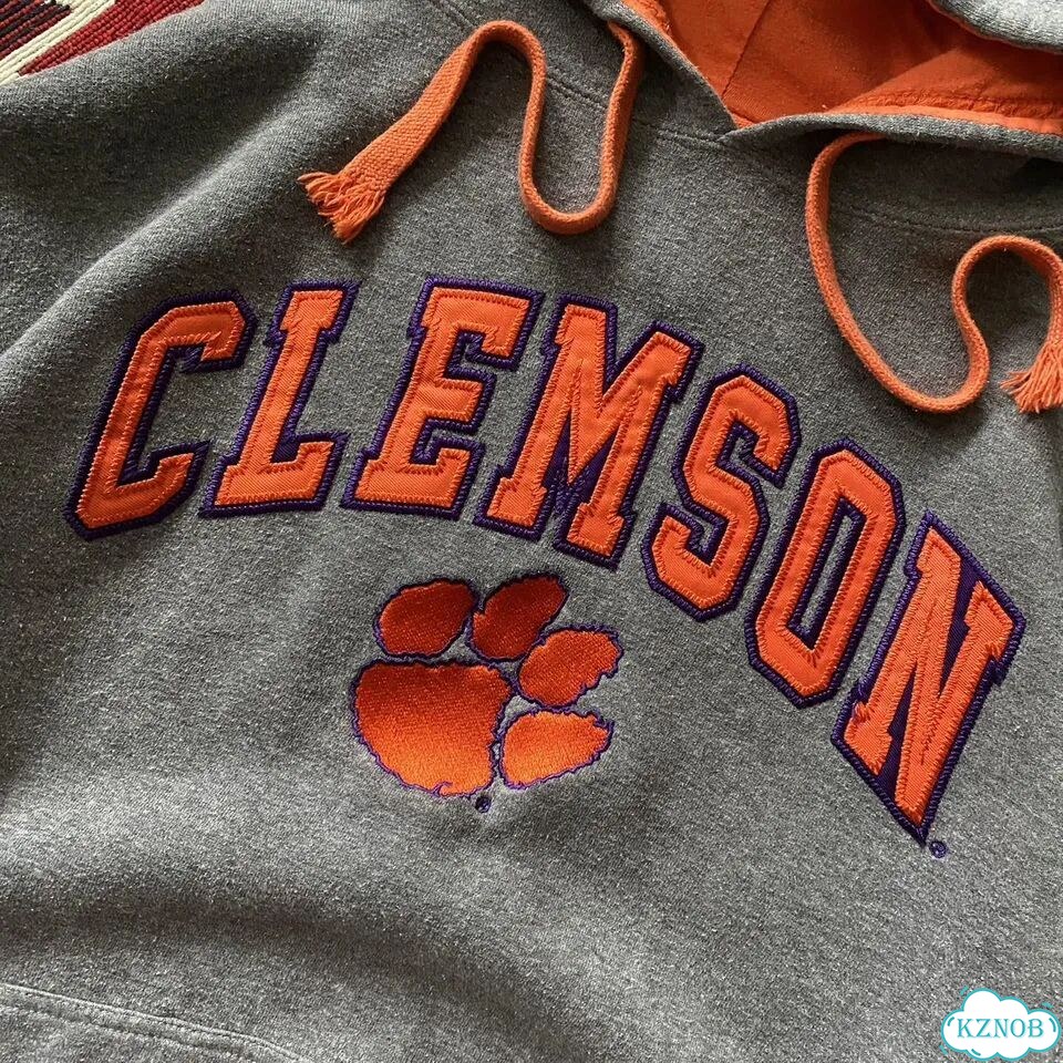 2000's Clemson University vintage hoodie фото 3