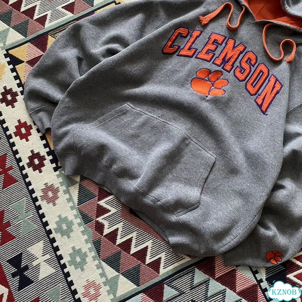 2000's Clemson University vintage hoodie фото 4