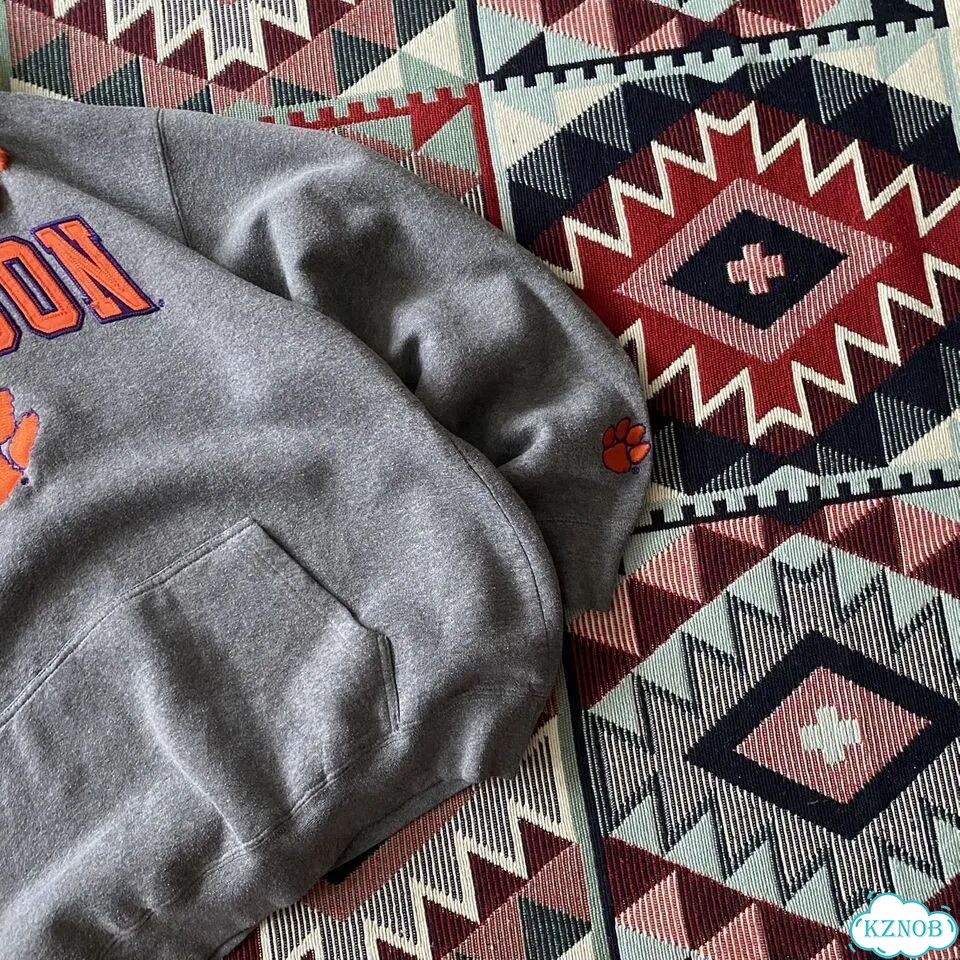 2000's Clemson University vintage hoodie фото 5