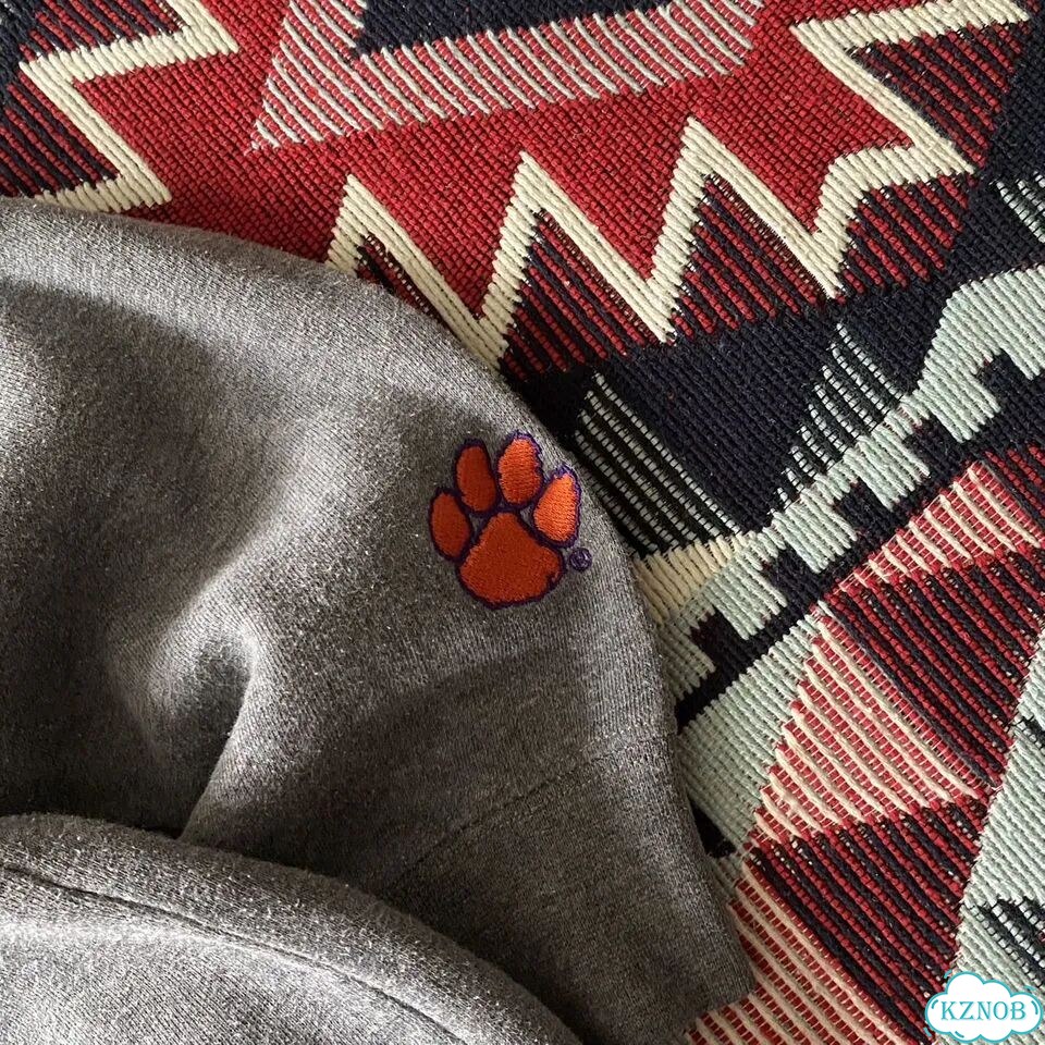 2000's Clemson University vintage hoodie фото 6