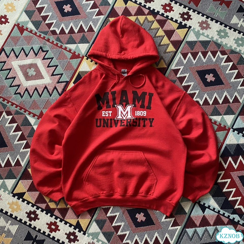 Gildan x Miami University vintage hoodie фото 1