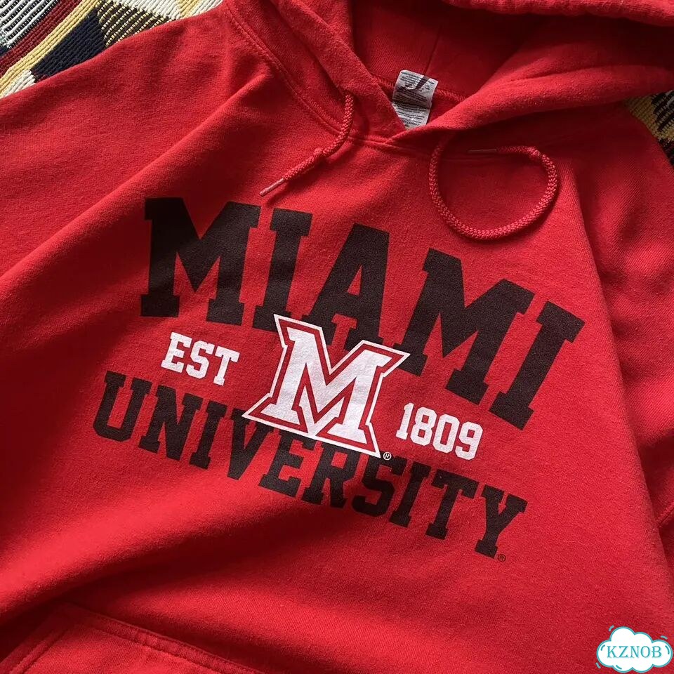 Gildan x Miami University vintage hoodie фото 3