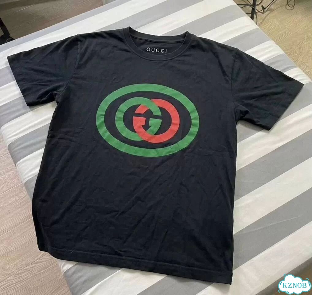 Футболка Gucci Red green logo фото 1