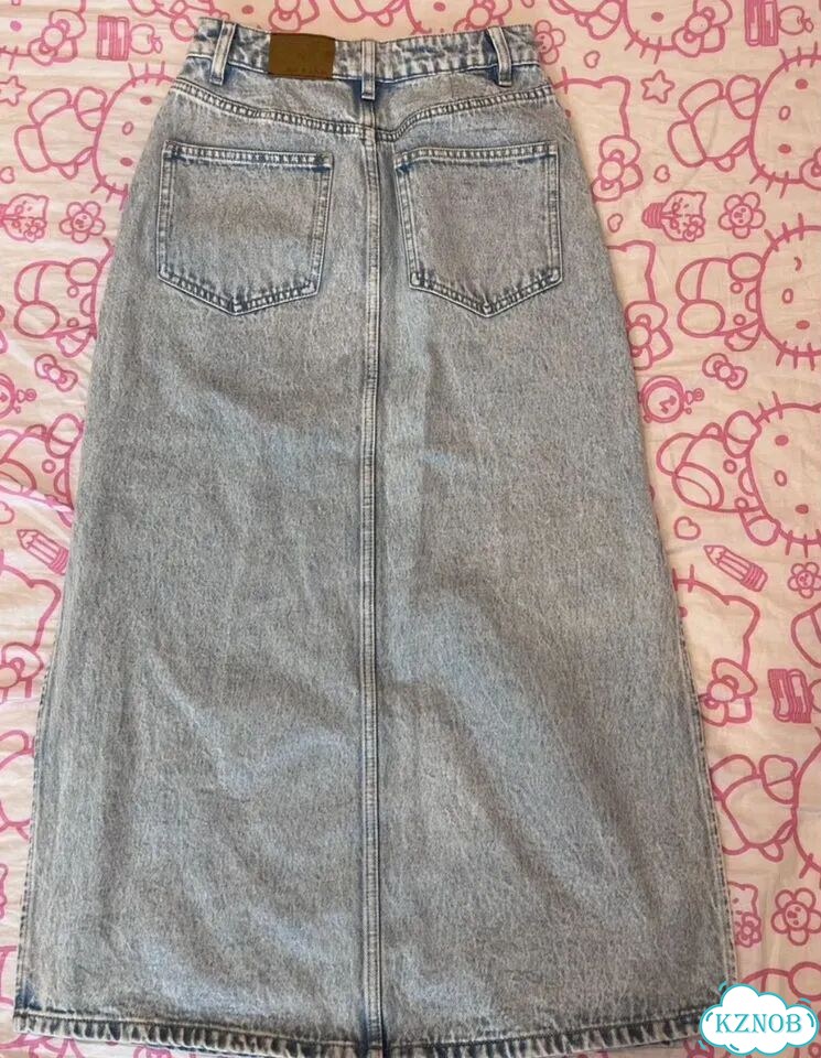 Джинсовая юбка длинная Zarina denim фото 2