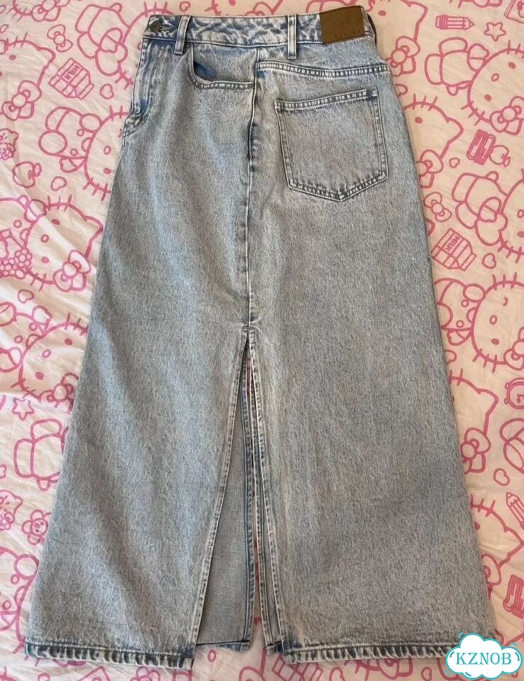 Джинсовая юбка длинная Zarina denim фото 3
