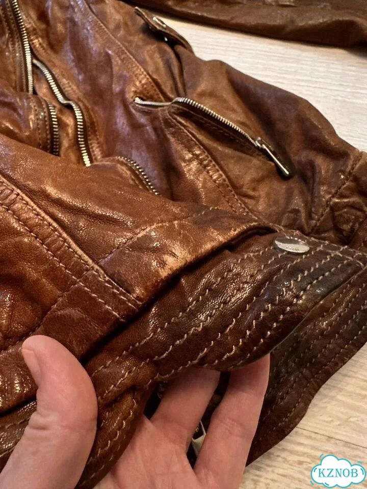 Кожаная куртка karen millen винтаж фото 6