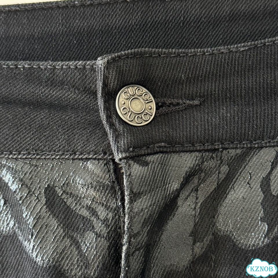 Джинсы Gucci Leaves Night Slim оригинал фото 5