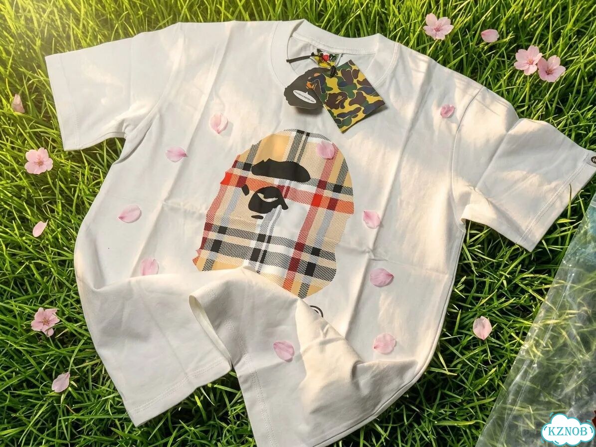Футболка Burberry x Bape фото 4