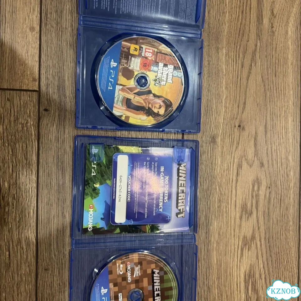 Диски на ps4 майнкрафт, Гта 5 фото 1
