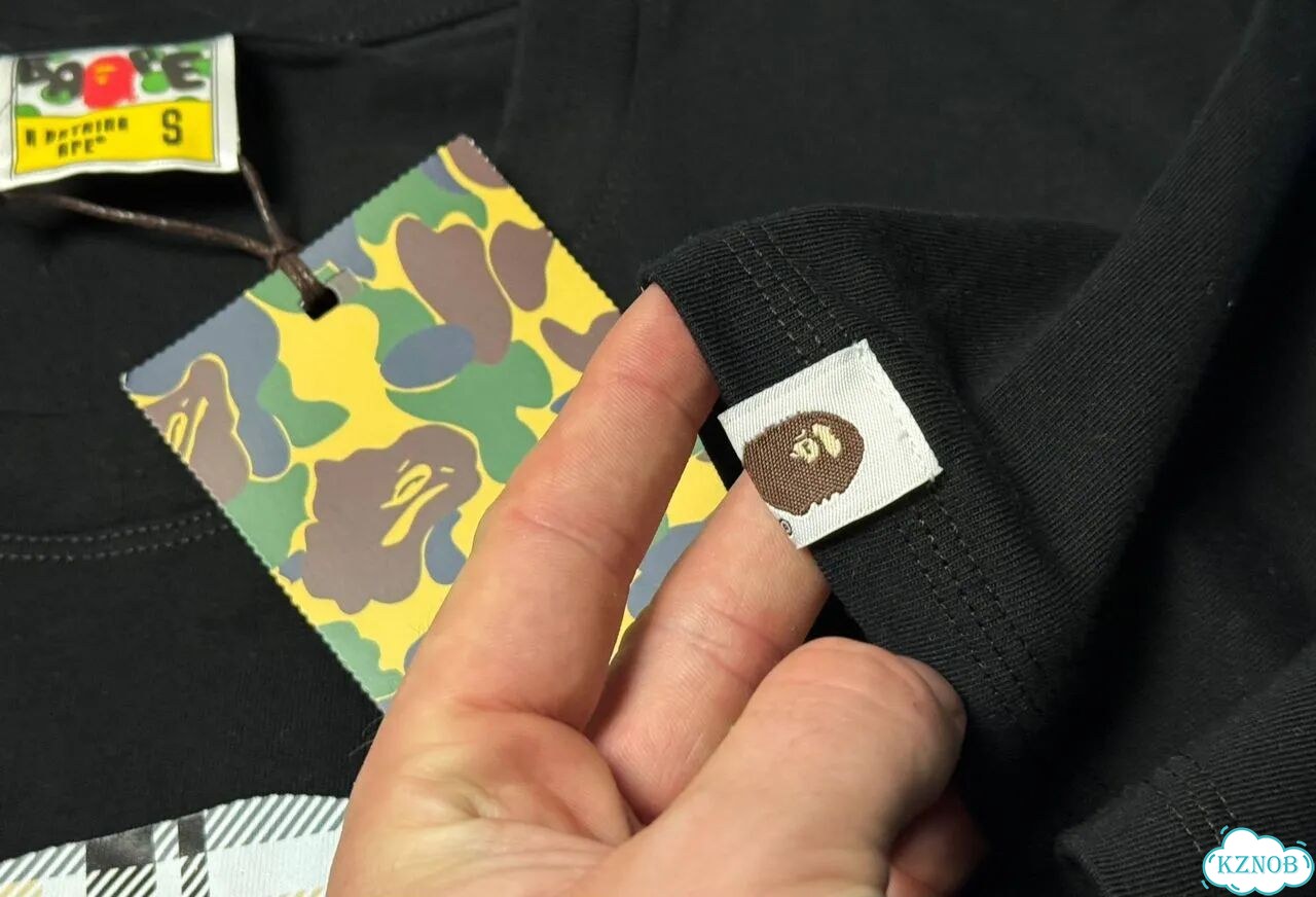 Футболка Bape x Burberry фото 8