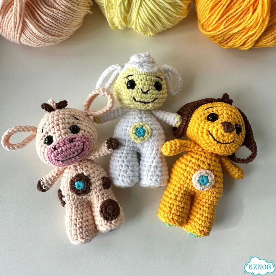 Тини лав игрушки коровка овечка собачка фото 1