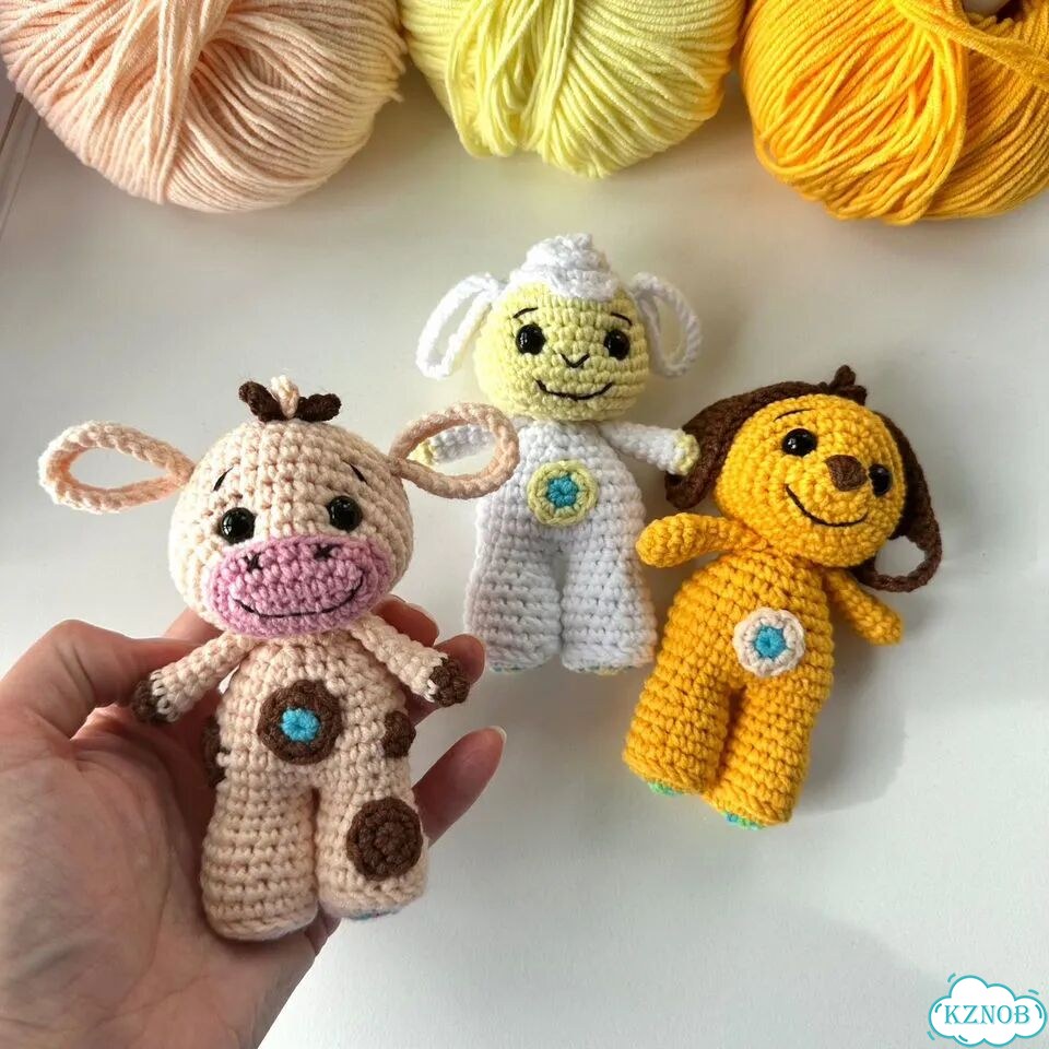 Тини лав игрушки коровка овечка собачка фото 2