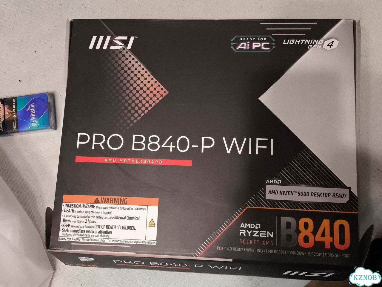 Материнская плата am5 msi pro b840-p wifi фото 1