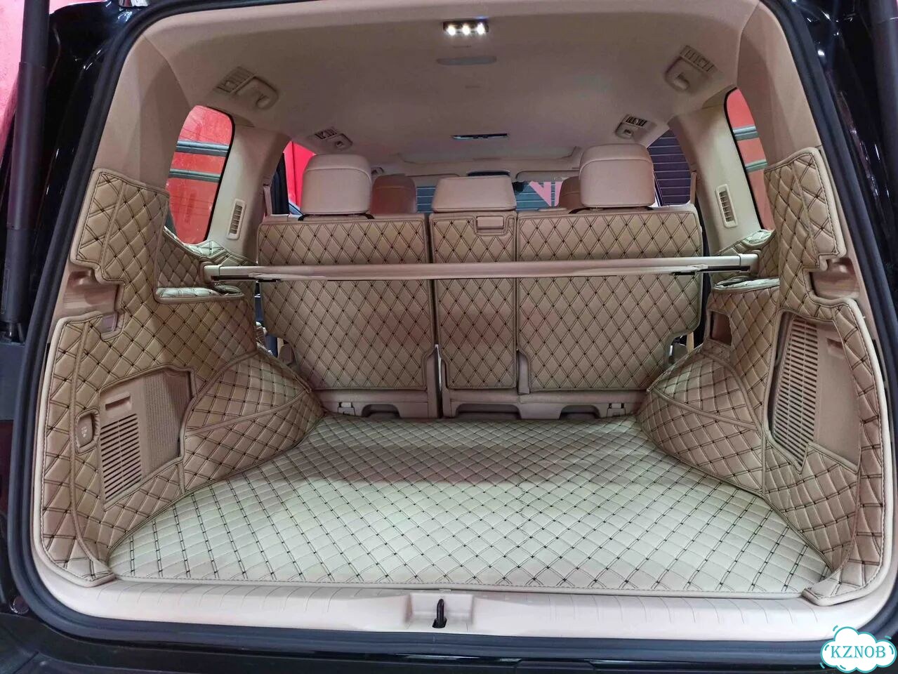 3Д коврики в багажник toyota land cruiser 300 фото 1