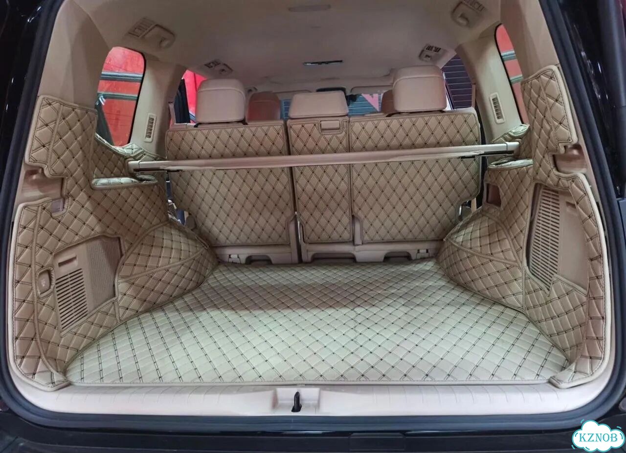 3Д коврики в багажник toyota land cruiser 300 фото 2