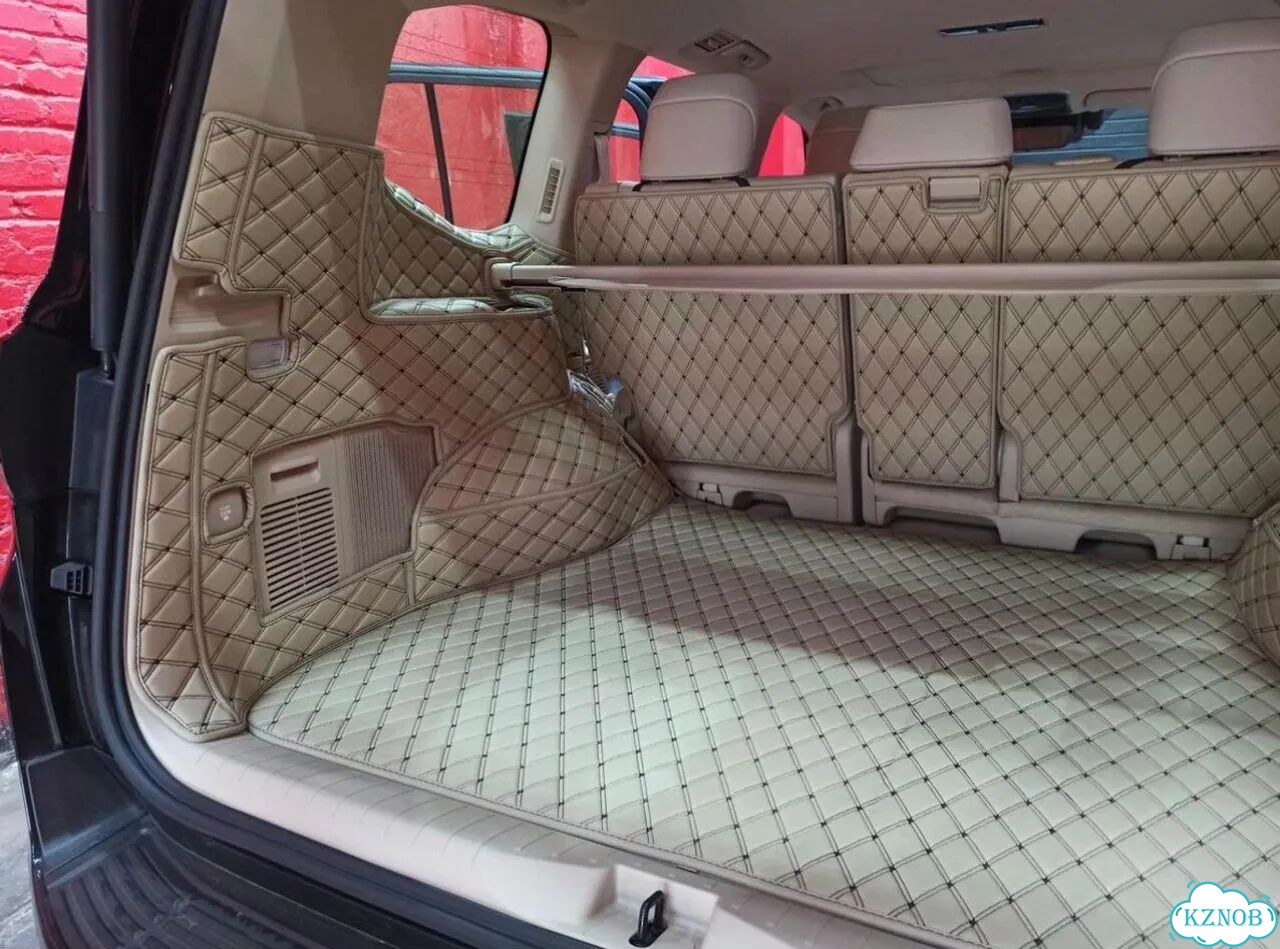 3Д коврики в багажник toyota land cruiser 300 фото 3