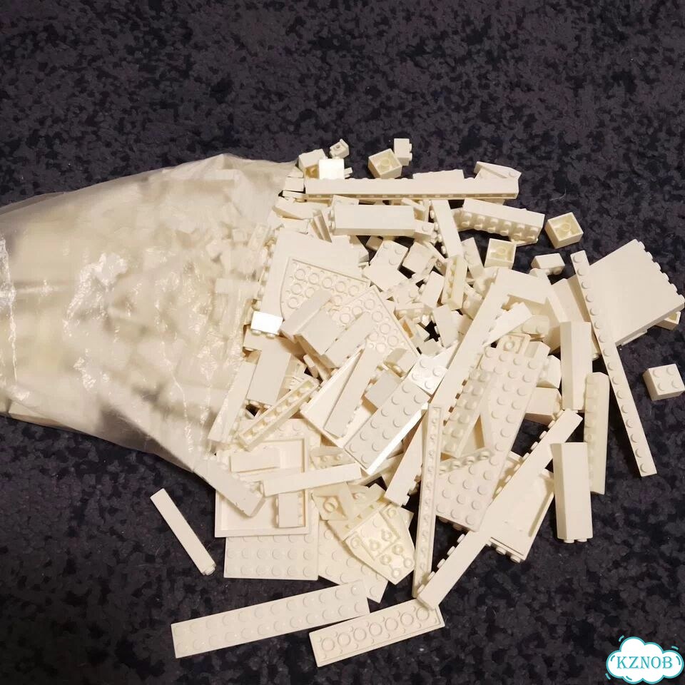 Lego белое россыпью 650 грамм фото 3