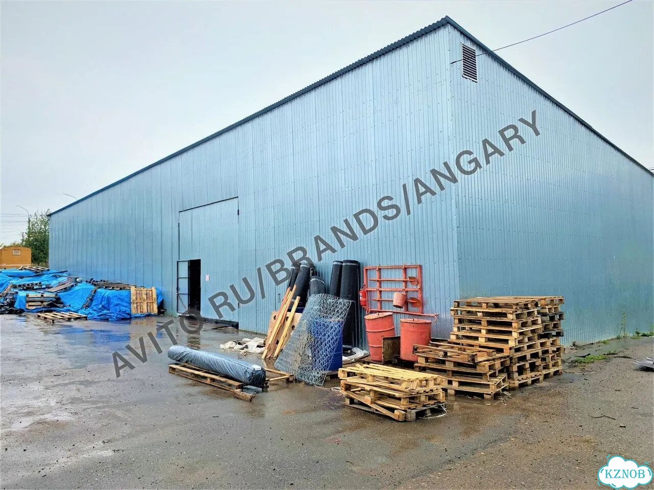 Ангар односкатный 558 м² фото 1