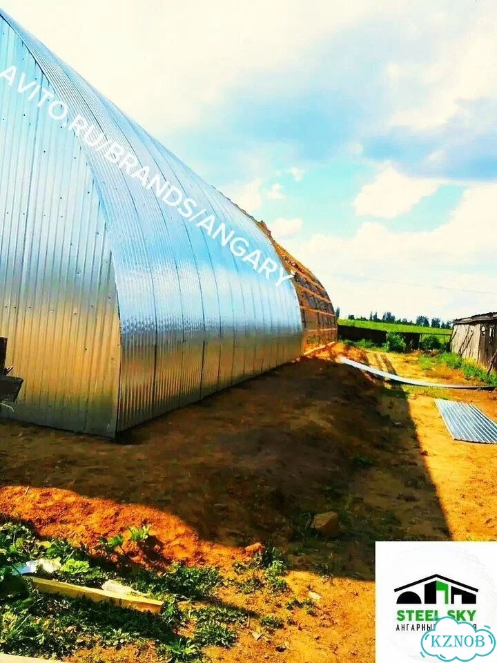 Склады ангарные арочные 280 м² фото 4