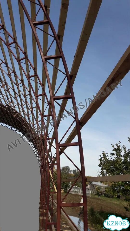 Ангары арочные складские 980 м² фото 8