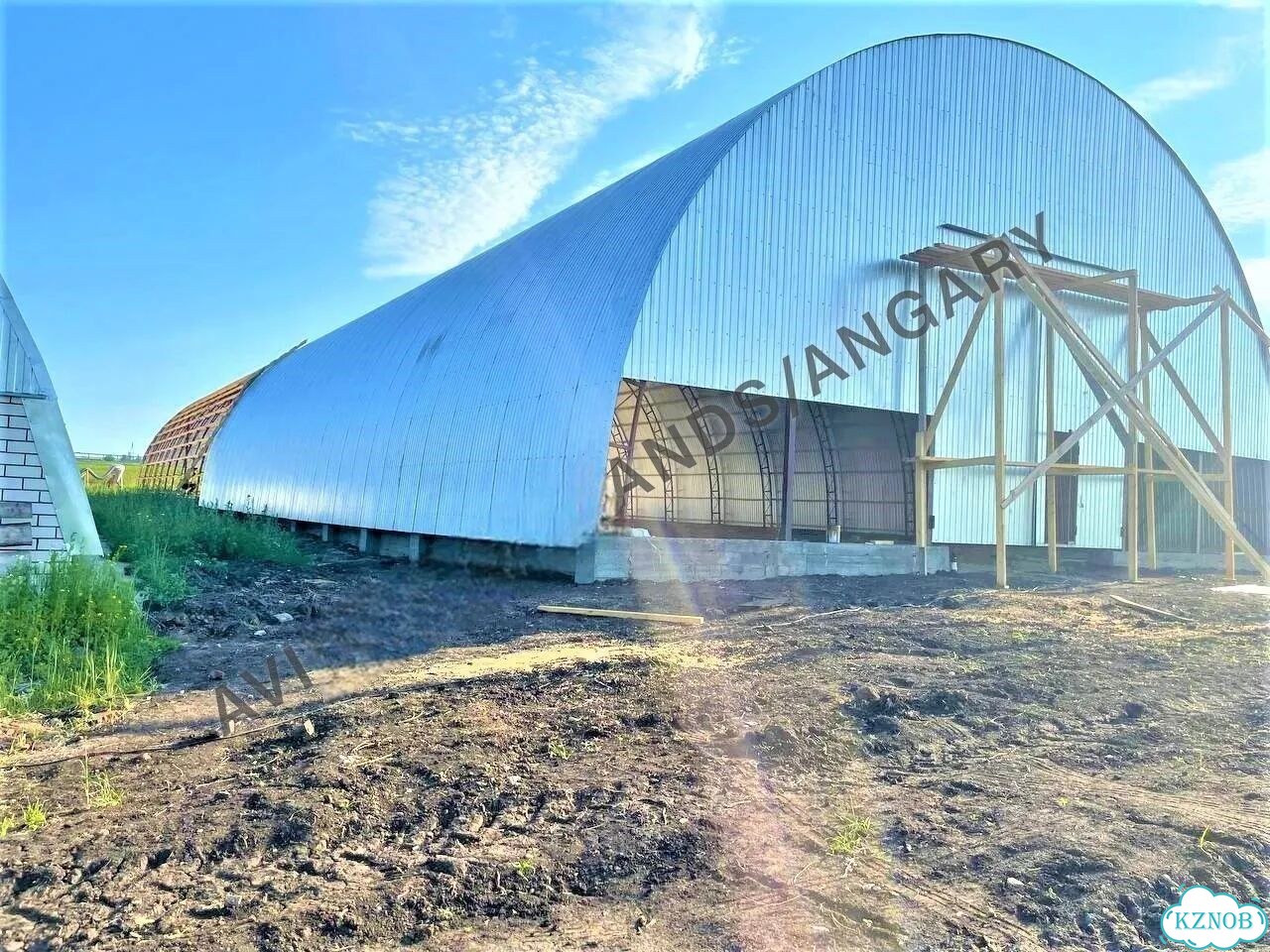 Склады ангарные арочные 1740 м² фото 2
