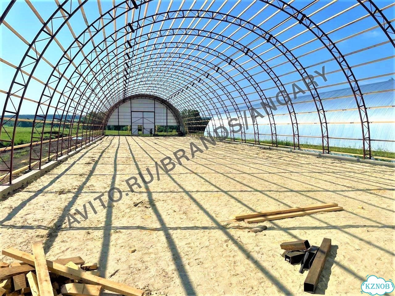 Склады ангарные арочные 1740 м² фото 5