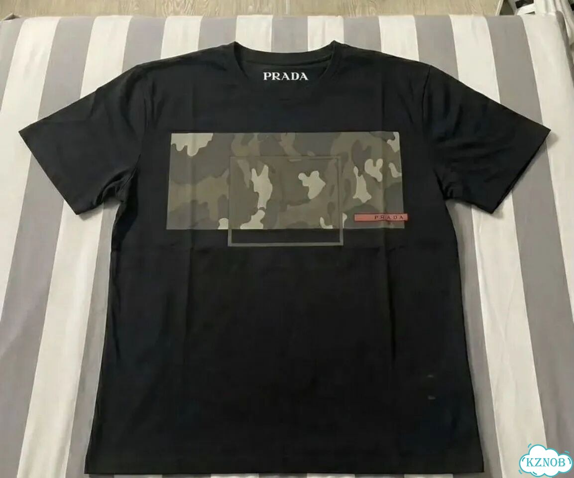 Футболка Prada logo camo фото 1