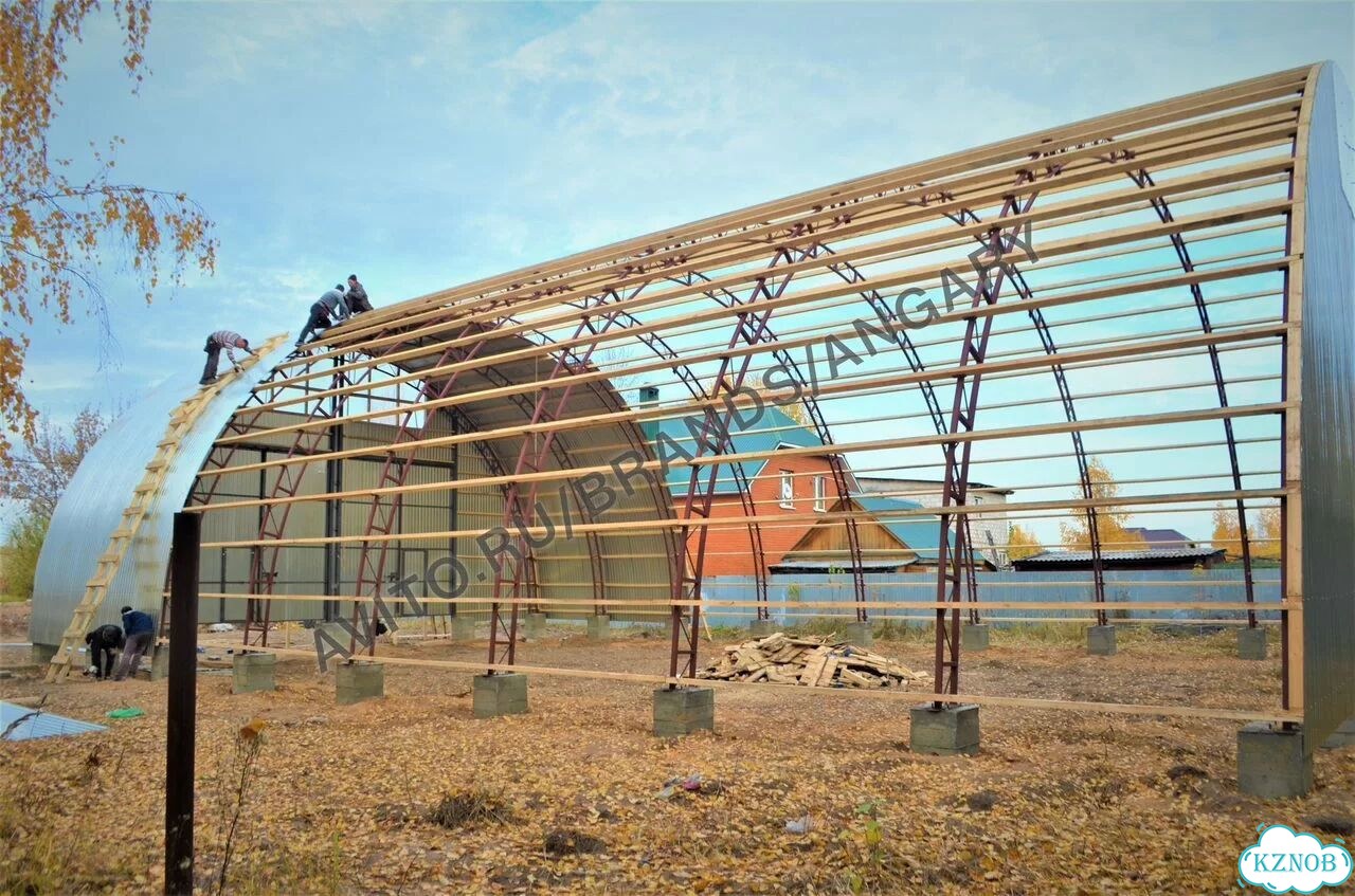 Ангар под ключ 378 м² фото 5