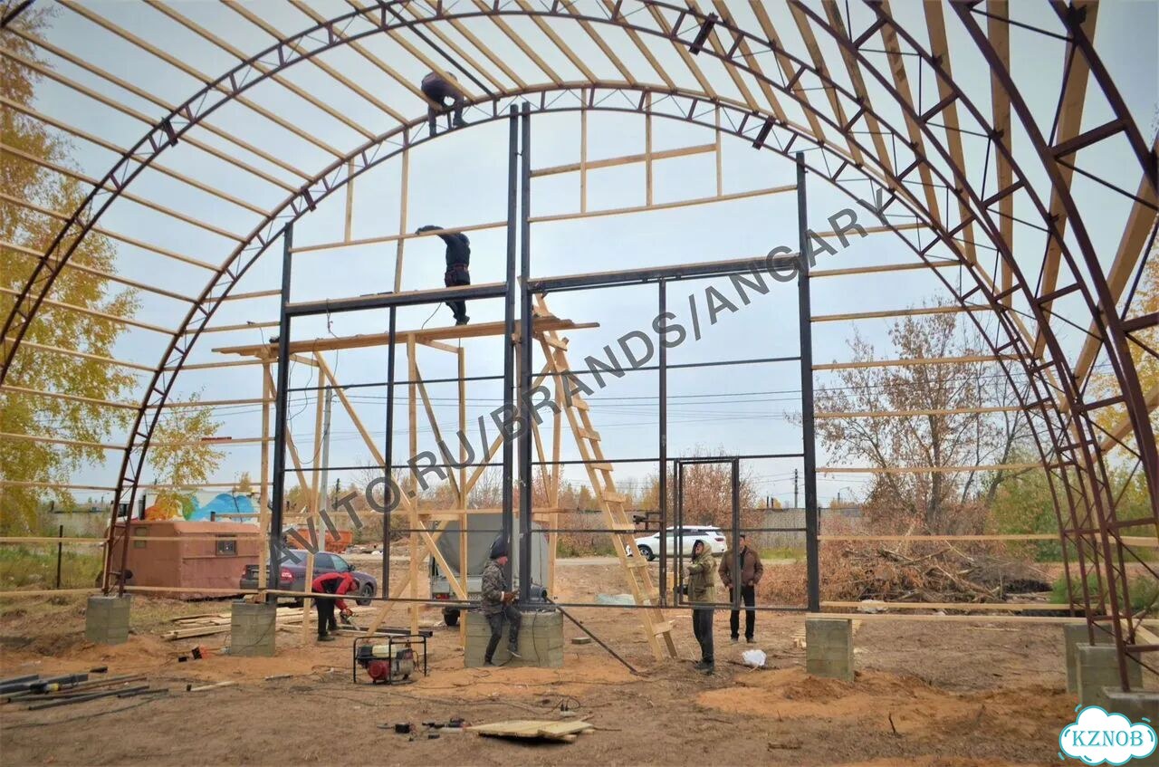 Ангар под ключ 378 м² фото 7