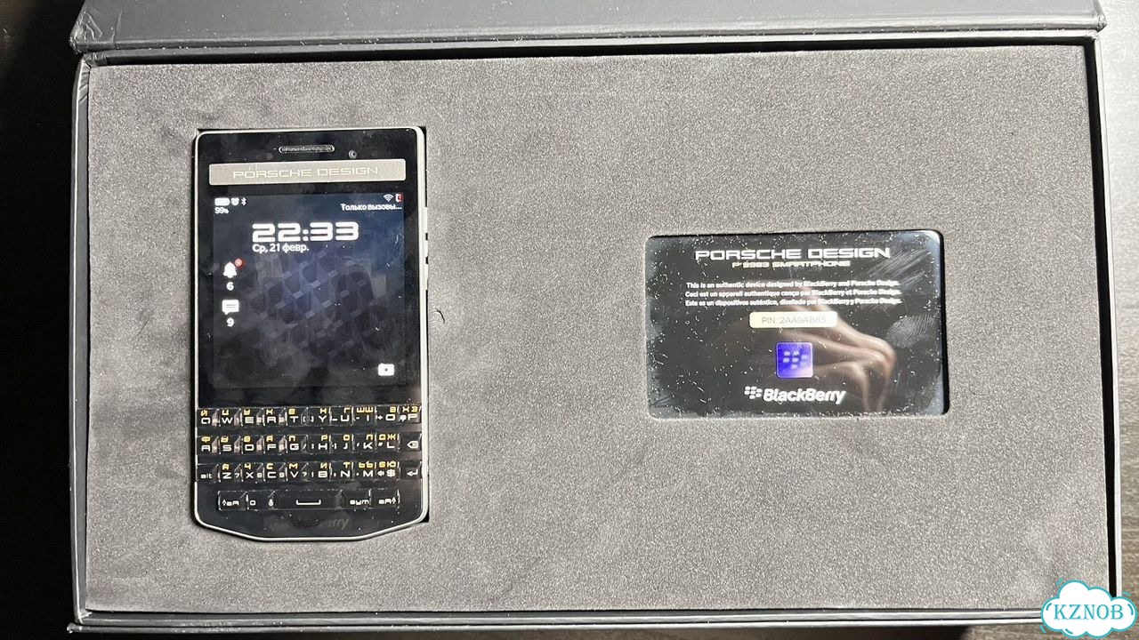 BlackBerry Porsche Design P'9983, 2/64 ГБ, 1 SIM фото 2