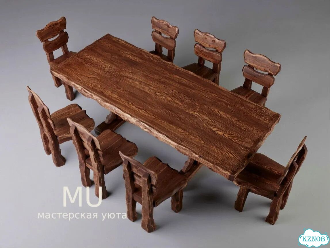 Стол кухонный / Стол из массива фото 9