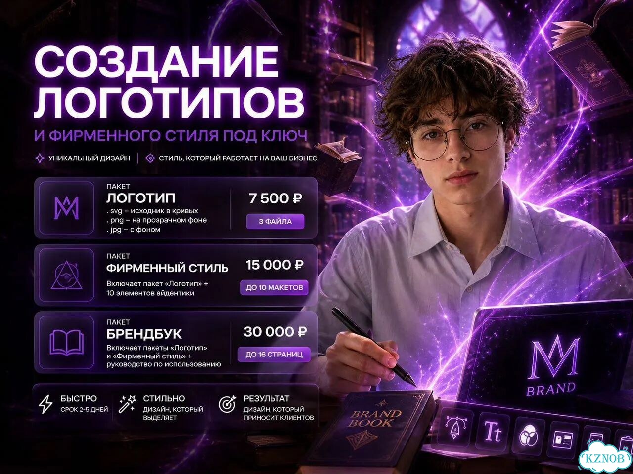Создание логотипа. Фирменный стиль под ключ для бизнеса фото 1