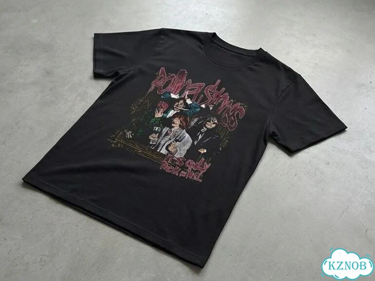 Футболка черная Rolling stones DAD0040 streetwear vintage фото 2