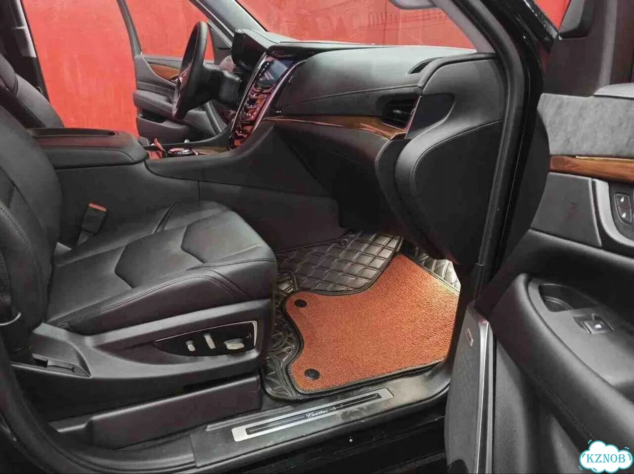 3Д коврики из экокожи cadillac escalade IV 2020 фото 1