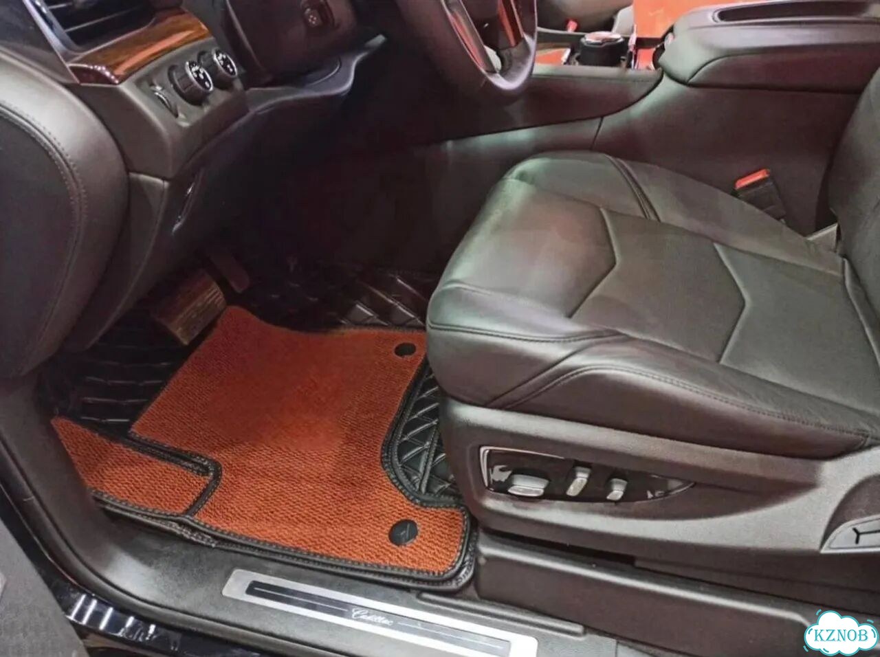 3Д коврики из экокожи cadillac escalade IV 2020 фото 2