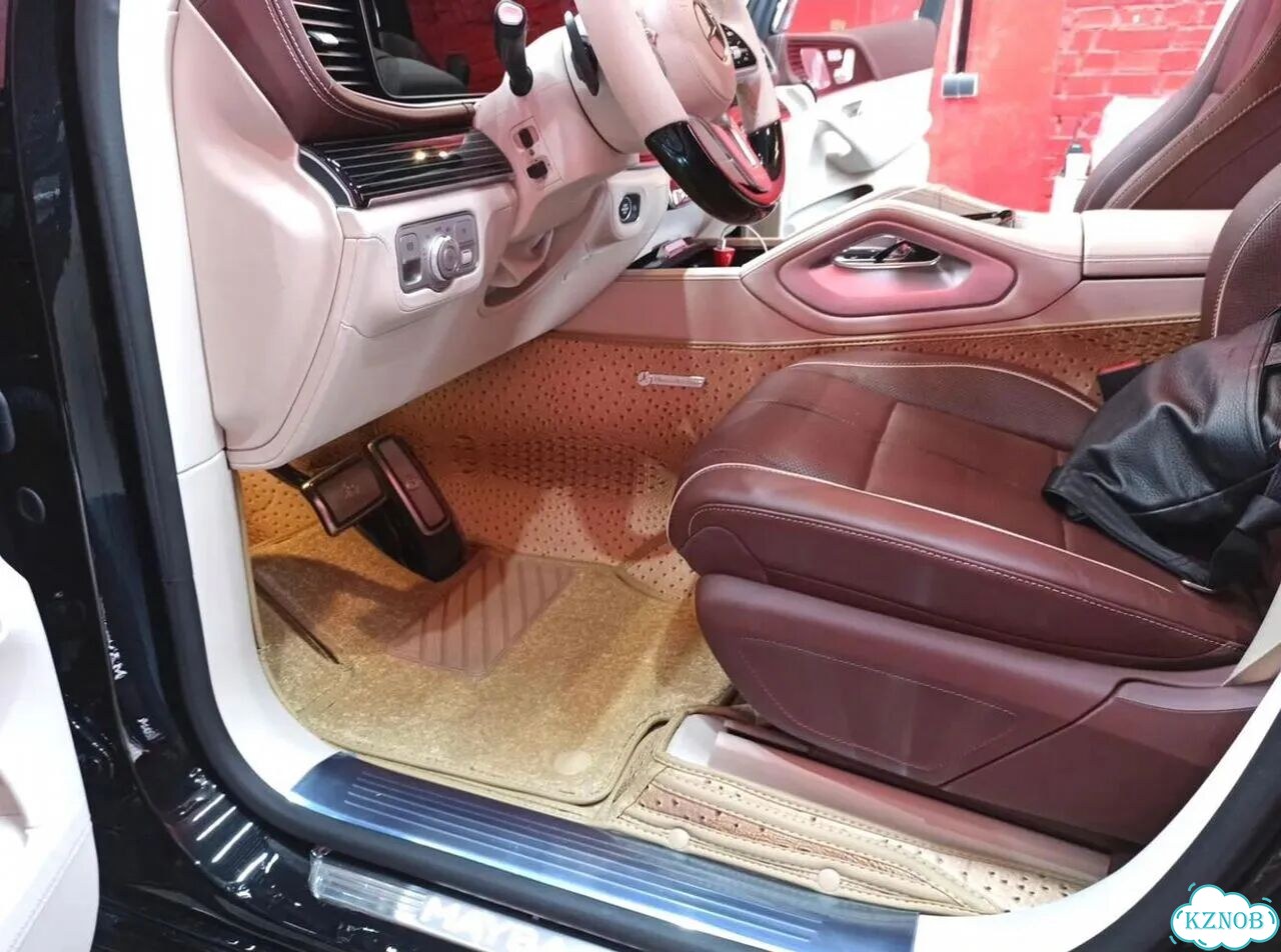 3Д коврики из экокожи MB GLS-maybach фото 1