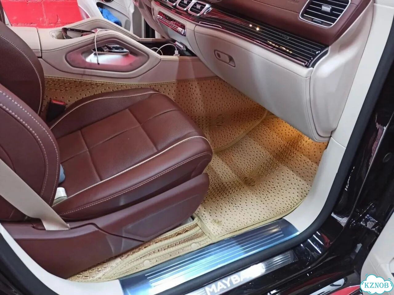 3Д коврики из экокожи MB GLS-maybach фото 7