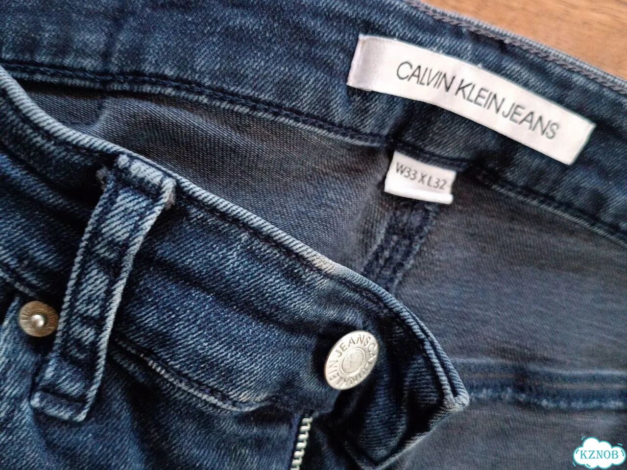 Джинсы Calvin Klein мужские р50 синие фото 5