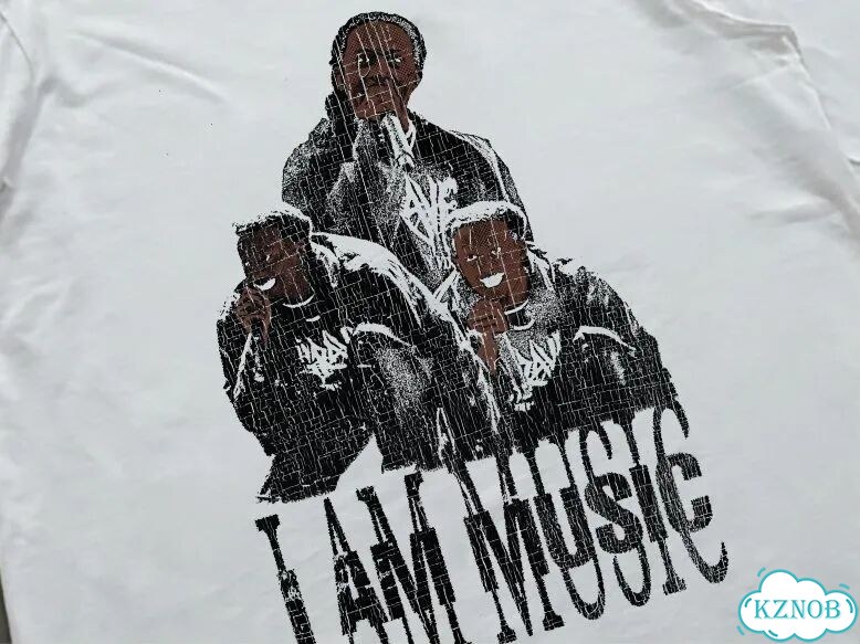 Лонгслив белый I am music play boy carti DAD0039 streetwear vintage фото 3