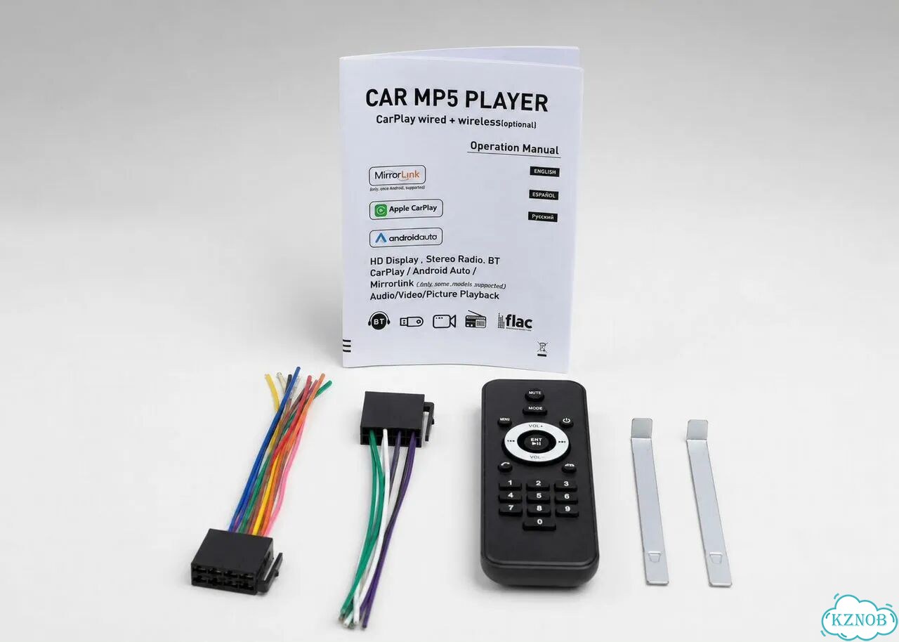 Магнитола BOS-mini 1DIN CarPlay + Android Auto фото 3