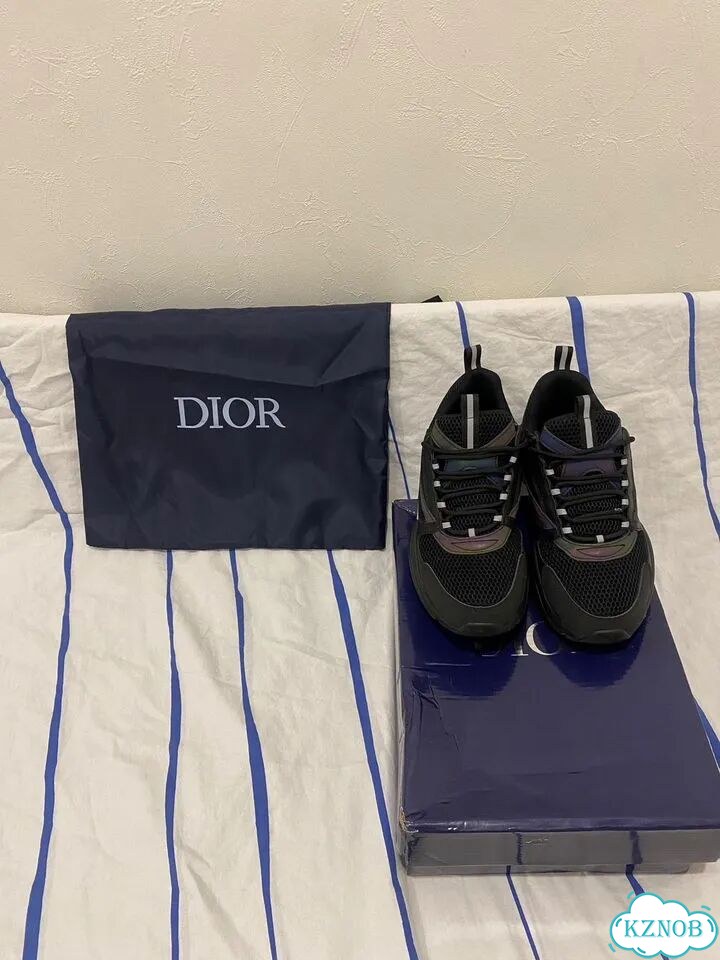 Кроссовки Dior B22 reflective black фото 2