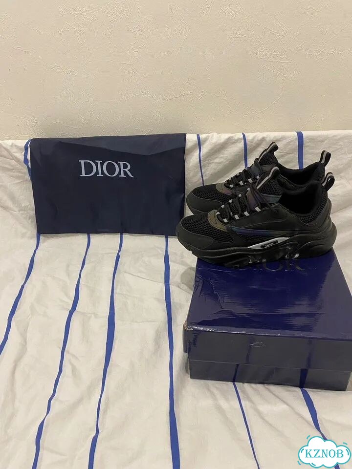 Кроссовки Dior B22 reflective black фото 3