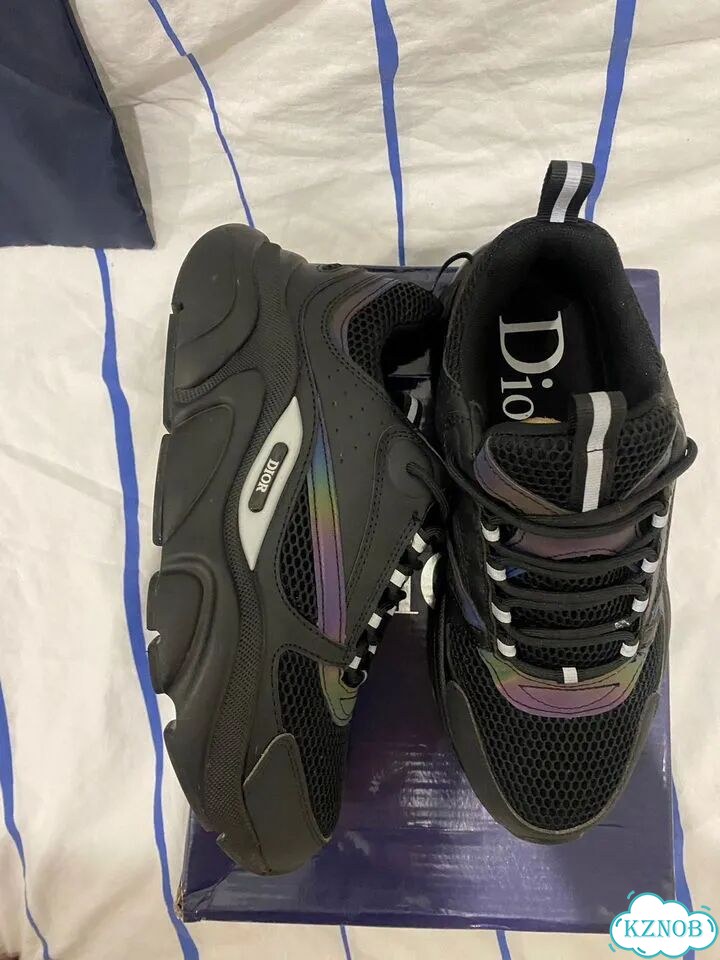 Кроссовки Dior B22 reflective black фото 4