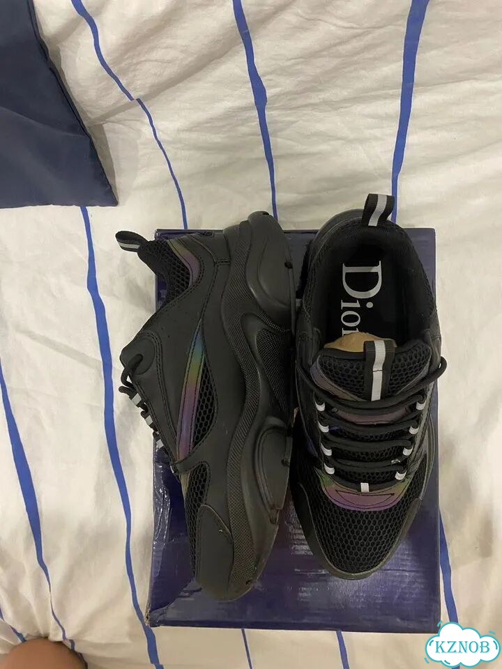 Кроссовки Dior B22 reflective black фото 5
