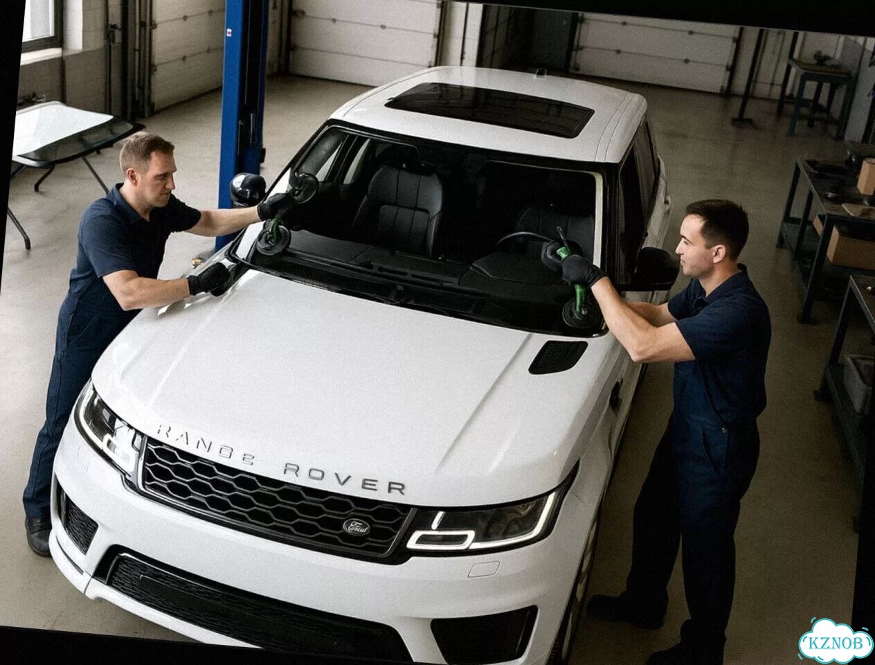 Лобовое стекло Haval F7 с установкой фото 1