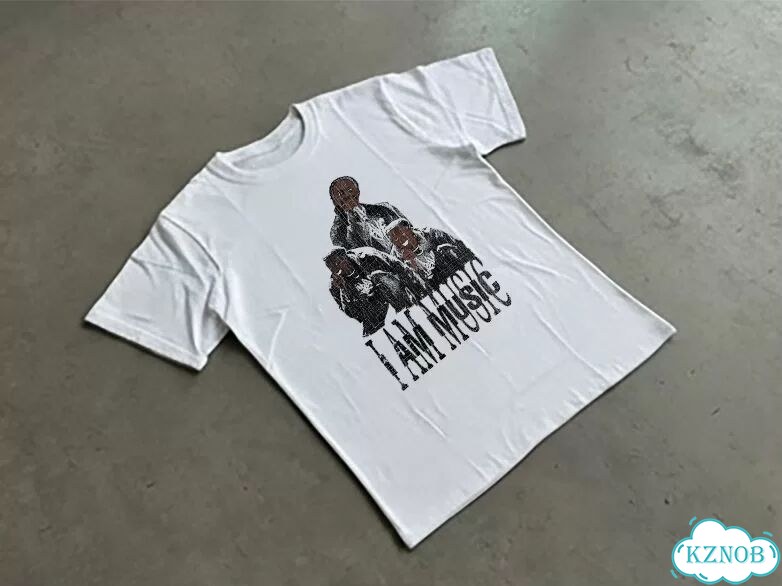 Футболка белая I am music play boy carti DAD0039 streetwear vintage фото 2