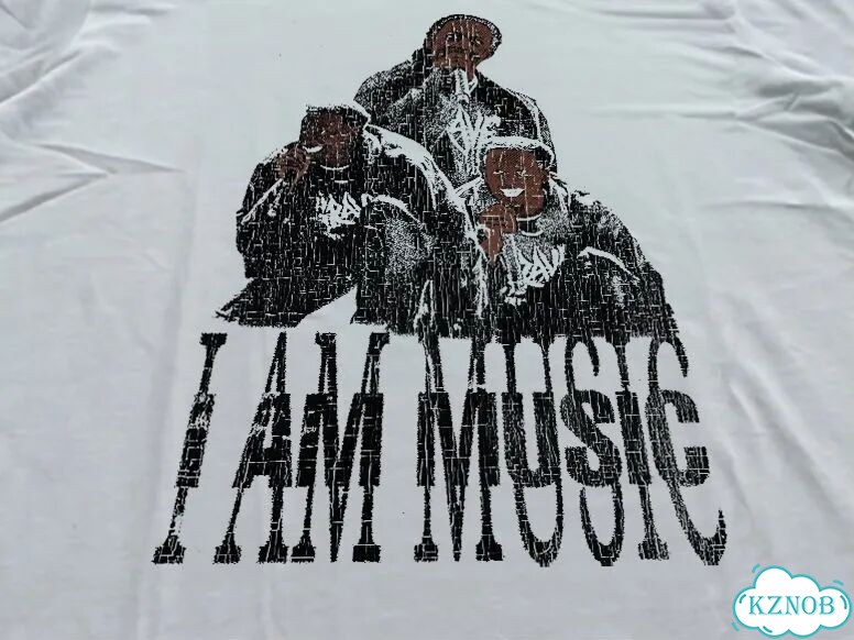 Футболка белая I am music play boy carti DAD0039 streetwear vintage фото 3