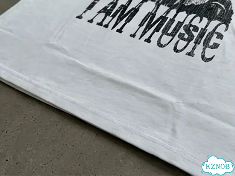 Футболка белая I am music play boy carti DAD0039 streetwear vintage фото 5