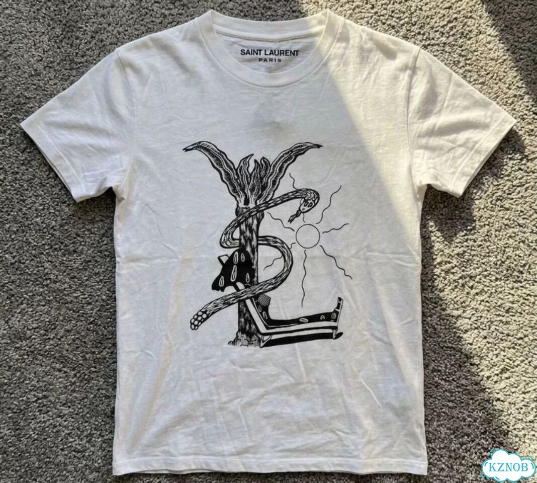 На Руках Футболка Yves Saint Laurent Snake Logo фото 1